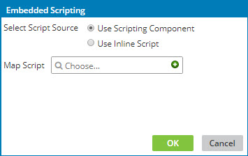 Embedded Scripting dialog
