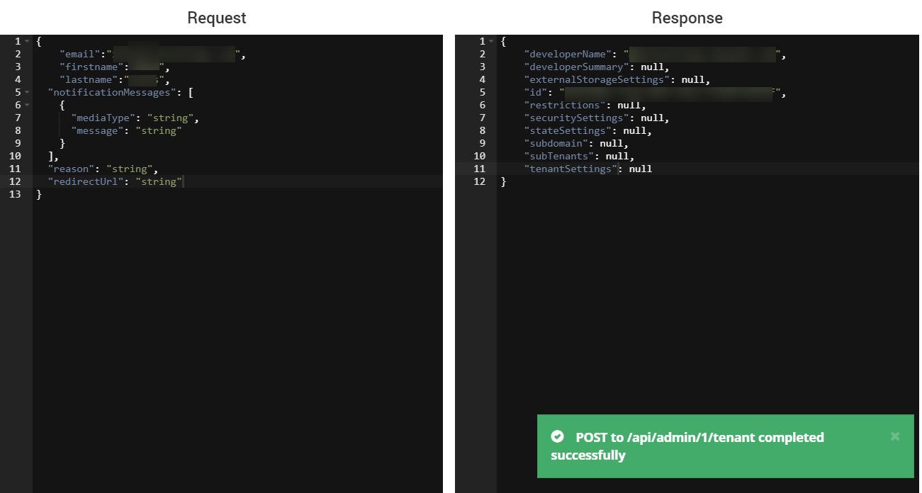 Adding users using the API